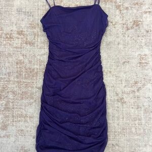 Elegant Purple Women's Dress
